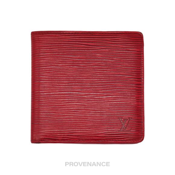 🔴 Louis Vuitton Marco Wallet - Red Epi Leather - Picture 1 of 9